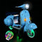 RGB-Fernbedienung Led Licht Set für Lego Vespa 125, Dekorationsbeleuchtungsset for Lego 10298 Vespa Vintage Roller, Kreatives Geschenk für Erwachsene - Nur Lichter-Set,kein Lego-Modell