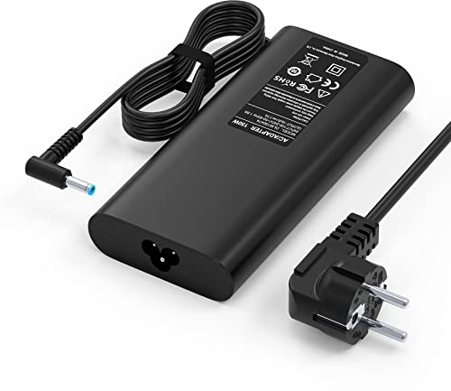 150W Laptop Netzteil Ladekabel für HP Omen 15 17 Pavilion Gaming 15 17 ZBook Studio G3 G4 G5 G6 G7 G8 Power G7 G8 Fury 15 17 G7 G8 TPN-CA11 TPN-DA09 L32661-001 19,5V 7,7A Notebook Ladegerät