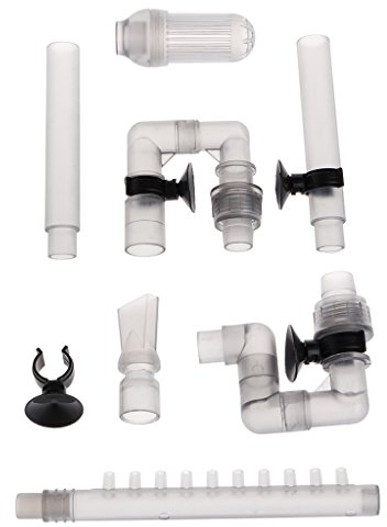 Lamala Kanister-Filterteile für Aquarien, externe Filter, Aquarium, Einlass- und Auslass-Set, geeignet für Filter mit 12 mm Schlauch