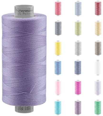 Nähmit - Gütermann PERMA -120 Nähgarn + GRATIS FARBKARTE 120er 1000m Rolle Polyester Nähmaschinengarn für Haushalts & Industrie Nähmaschine Qualitäts Nähgarn - A17-32645