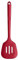 U-Taste Extra Long Silicone Slotted Turner, 315℃ Heat Resistant Food Grade Kitchen Spatula, Non Stick Seamless Flexible Rubber Cooking Flipper for Frying, Flipping Eggs, Fish, Pancake, Burger (Red)