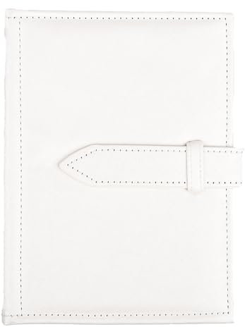 Bohue Little Book of Earrings Storage Earrings Book Creative Earring Storage Solution (White)