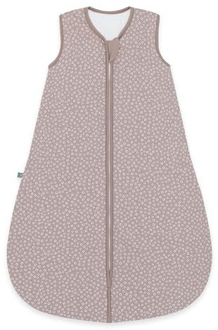 emma & noah Baby Schlafsack 2.5 TOG, Strampelsack für den Herbst und Winter in vielen Farben, Bio-Baumwolle, OEKO-TEX Zertifiziert, Schlafsack für Neugeborene (Blume Berry, 80 cm)