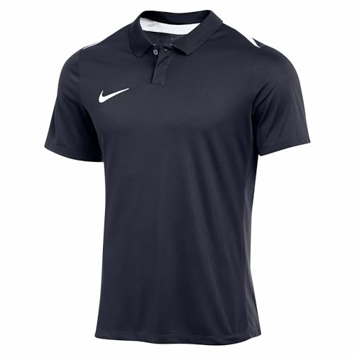 Nike FD7600-455 M NK DF ACDPR24 SS Polo K Sweatshirt Herren Obsidian/Obsidian/White/White Größe L