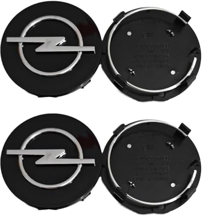 4 Stück Nabendeckel,Für Opel Astra j h g Insignia Mokka Corsa d Vectra 54MM wasserdicht Anti-Rost Felgen Radnaben Radmittelkappen Auto-Tuning-Zubehör Für Fahrzeug
