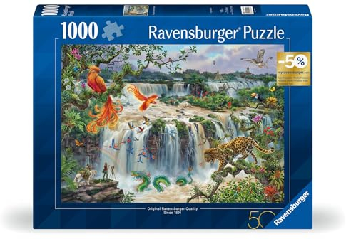 Ravensburger Puzzle 12001090 - Fantastischer Wasserfall von Iguazú - 1000 Teile Puzzle für Erwachsene ab 14 Jahren