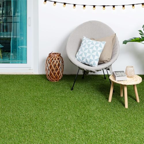 Steffensmeier Kunstrasen Park 22 mm 1.190 g/m² UV-beständig Smart Kollektion | Grün, Größe: 100x200 cm