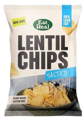 Eat Real Salted Lentil Chips 1 x 95g