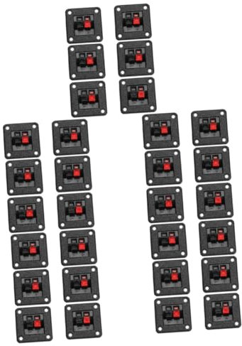 jojofuny 30 STK Anschlussklemmen Für Lautsprecher Lautsprecherplatte Drahtverbinder Klemmleistenblock Verstärker Liefert Zuverlässig Ladegerätzubehör Verdrahtungsplatte Abs Verdrahtet