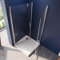 LUXESPIRE Duschkabine Eckeinstieg 75x75x195cm Dusche Doppelt 180°Schwingtür Duschwand Pendeltür Duschabtrennung NANO Sicherheitsglas