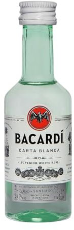 Ron Caja de 10 unidades Bacardí Botellín Miniatura 5 cl