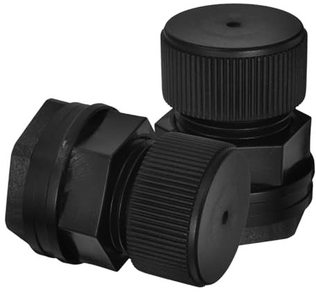CAXUSD Raccordo per Paratia in PVC da 3/4 Pollici Connettori per Tubo Flessibile per Pioggia Adattatore per Serbatoio dell'Acqua Set di Facile Installazione