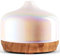 Porseme 500ml Aroma Diffuser,Handgeblasen Glas Diffuser für Ätherische Öle, Luftbefeuchter Ultraschall Cool Mist Leise,7 Arten LED Lichtfarben,Letzte 15-21 Stunden BPA Frei für Wohnung (White Jade)
