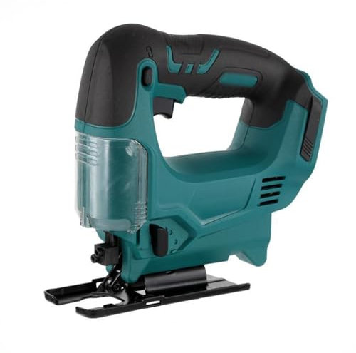 THYXGS 21V Portable Cordless Jigsaw, 4 Adjustable Speed Electric Power Cutter with LED Light, Woodworking Cutting Tool, ±45° Bevel Cutting Adjustment for Wood, Metal and Plastic Cutting