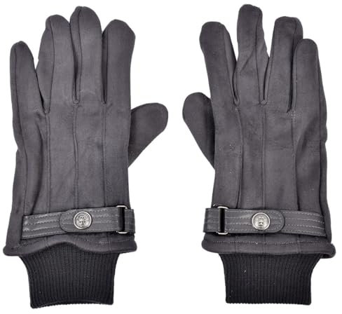 OLIVER GRANT Herren Handschuhe Wildleder, 0106 Grau, One size