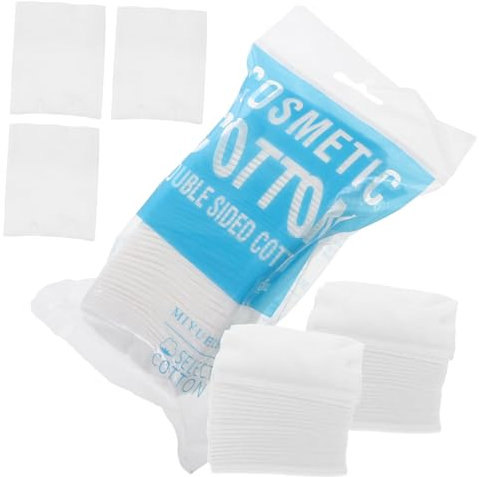 FRCOLOR 200stücke Make-up Wattepads Make-up Entferner Pads Aus Baumwolle Gesichtswatte Für Reinigung Einweg-pads Für Tägliche Hautpflege Weiß
