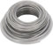 Stahldraht Trimmerfaden, 2,4mm x 50m Stahldraht Mähfaden,Stahl Nylonfaden Rasentrimmer Faden, Nylonfaden Trimmerschnur,Rasentrimmer Faden, Rasentrimmerschnur zum Trimmen Von Unkraut und Unkraut