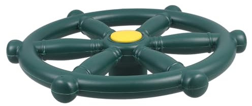 ibasenice Outdoor Spielplatz Lenkrad Grün Wetterfestes Steuerrad Als Ersatz Für Schaukel Kinderspielzeug Für Garten Und Klettergerüst Robustes Pirates Steuerrad Zubehör Für Fantasievolles
