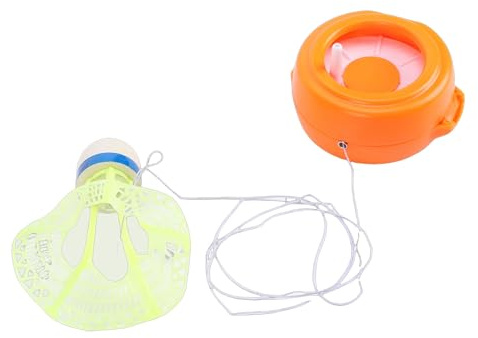 Sxhlseller Entraîneur de Rebond de Badminton, Cordon élastique Réglable, Outil D'auto-Apprentissage avec 3 Balles Lumineuses pour la Pratique en Intérieur et en Extérieur