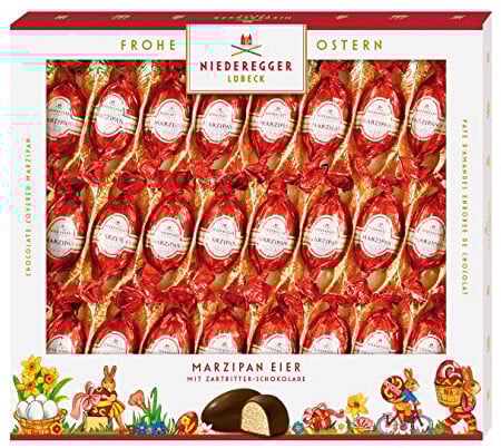 Niederegger Marzipan Eier einzeln gewickelten Osterei-Pralinen 400g