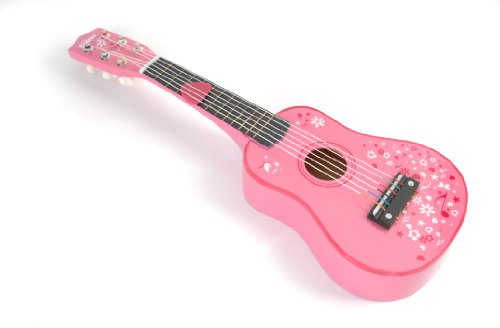 Tidlo Guitare Rose (Fleurs) | Jouet pour Enfant | Cadeau Enfant | Joeut Traditionnel | Apprendre en Jouant