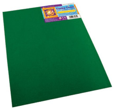Craft Planet 9inch x 12inch Funky Foam - Hunter (Single Sheet)