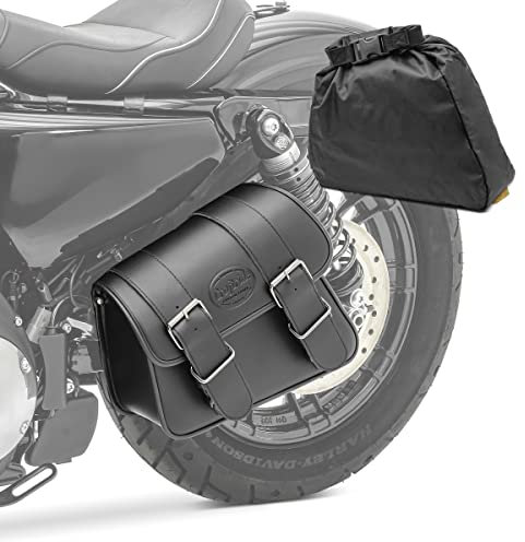 Motorrad Satteltasche für Custom Retro Vintage Bikes Montana 8l schwarz Links