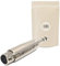 Adaptout Adattatore da spina jack grosso 6,35mm maschio a presa XLR femmina 3 poli pin - Connettore stereo per auricolari casco audio microfono marca francese