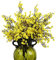 JAKY-Global Künstliche Blumen 6 Stück Getrocknete Unechte Seide Blumen Babysbreath Pflanze Dekoration für Hochzeit Sträuße Haus Garten Party Blumenschmuck(Yellow)