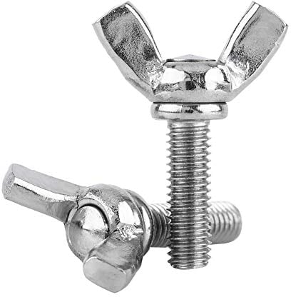 5 Teile/beutel M5 Flügelschraube 304 Edelstahl Maschinenschraube 12mm, 16mm, 20mm, 40mm Flügelschraube Verschluss Repair Tool Maschinenschrauben Sortiment Kit(M5 * 20mm)