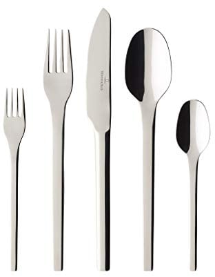 Villeroy & Boch Lot de 30 couverts en acier inoxydable