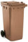 Soho Commercial Wheelie Bin - 240 Litre (Brown)