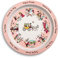 Tyrrell Katz Kids Princess Printed Plate in Pink Melamine - Dishwasher Safe Children's Outdoor Dining Everyday Tableware - 21.5 cm