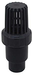 PVC Ball Foot Valve Strainer 20 25 32 40 50 63 75 90mm Plastic Foot Valve Filter Non Return Valve Water Pump Pool Well (Inner Diameter 50mm)