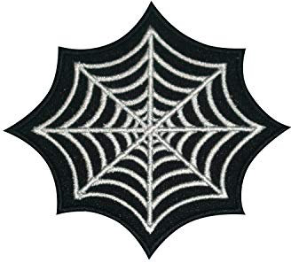 Spider Web Patch Iron On Patch Sew On Embroidery Badge Cartoon Patch