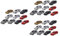 SM SunniMix 30er Pack HO TT Spur 1:87 Gemalte Modellautos Zum Landschaftszug Layout Diorama 60 Mm X 26 Mm X 18 Mm