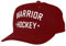 Warrior Hockey Snapback Cap, Farbe:Burgundy