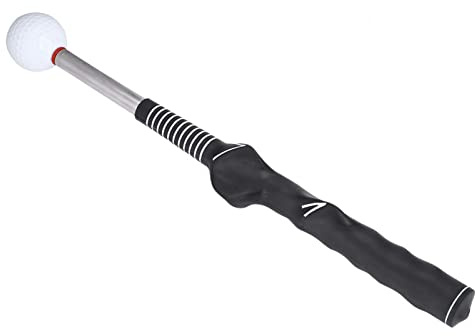Impugnatura per l'allenamento del golf, aiuto per allenatore di golf swing, allenatore per impugnatura per swing per riscaldamento mazza telescopica per principianti pratica all'aperto o al chius
