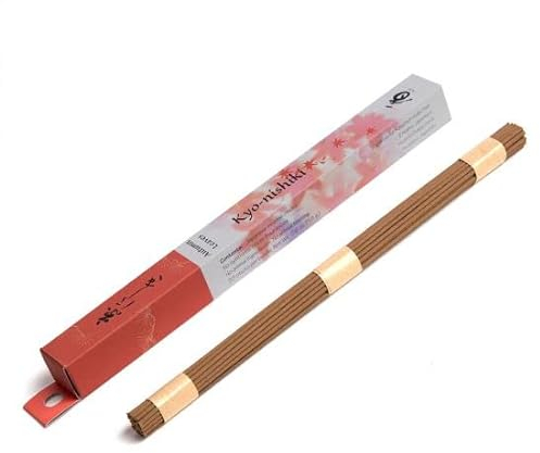 Räucherstäbchen 35 Stück Shoyeido Daily Incense Sticks Rauchstäbchen aus Japan aus Natürlichen Stoffen Raucharm Low Smoke Natur & Tradition (Kyo-Nishiki (Kyoto Herbstlaub))