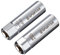 Spurtar 14mm 16mm Spark Plug Socket Set Thin Wall 12-Point 3/8-Inch Drive Spark Plug Tool Set for Auto, Fits BMW Peugeot Benz Nissan Cars Motorcycle SUV ATV with Spring Clips 2pcs CRV Steel Tool