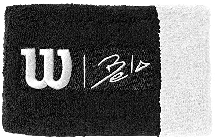 Wilson Unisex Erwachsene Bela Extra Wide Wrtbd Ii OSFA handgelenkbandage, Schwarz/Weiß/Mehrfarbig, Einheitsgröße