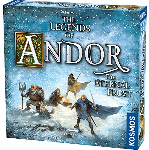 Thames & Kosmos - Legends of Andor – Eternal Frost – Kooperatives Familien-Geschichtenerzählspiel – 2–4 Spieler – Spaß für Erwachsene & Kinder, ab 10 Jahren – 683351