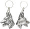 Art-Dog Niedlicher Hundeschlüsselanhänger - Exklusive Kollektion Doberman II Schlüsselanhänger Hund - Versilberte Keyring mit 2,5 Schloss - 5,2x4,7x10,8cm
