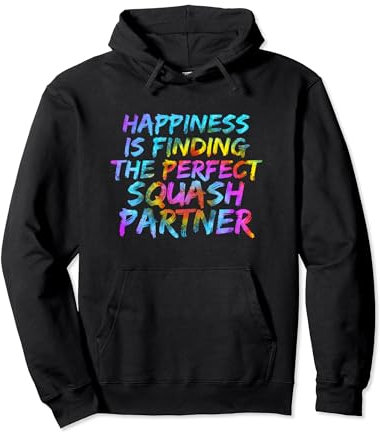 Squash Trainer Lustiger Squash Spruch Squash Spiel Partner Pullover Hoodie