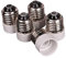 Adaptador E27 a E14, adaptador de zócalo E27 a E14, tornillo medio a la bombilla de base intermedia reductor del adaptador de la bombilla