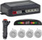 Supporto per Parcheggio Senza Fili, Supporto per la Retromarcia con 4 Sensori di Parcheggio PDC Posteriori, Kit di Rilevamento Della Distanza con Display LED Senza Fili per Auto, SUV, Furgoni, Camper