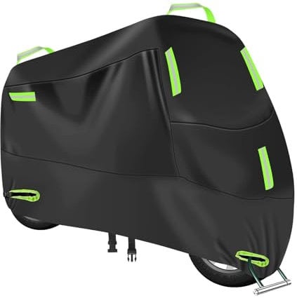 JDIAOAPG Motorrad Abdeckplane für Piaggio Vespa GTS 300 GTS300 2019-2024,Motorradabdeckung Outdoor Motorradplane,Motorrad Schutzhülle Staubdichte Abdeckung Regenschutz UV-Beständige