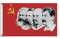 Stormflag Bandiera URSS 4 Persone 90x150cm BANDIERINA Rossa Comunista - Russia 3x5ft Polyester 90g di poliestere 2 occhielli,Occhiello in Angolo, in metallo e Doppio ago