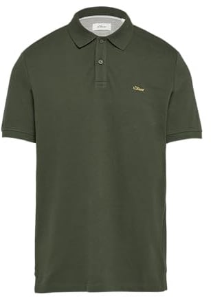 s.Oliver Poloshirt aus Baumwollpiqué olivgrün 3XL