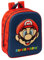 SUPER MARIO 3D - Mochila de Guardería 3D, Adaptable a Carro, Fácil Limpieza, Ideal para Niños de Diferentes Edades, Cómoda y Versátil, Calidad y Resistencia, 22x10x27 cm